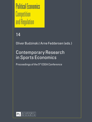 cover image of Contemporary Research in Sports Economics